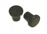 1970 Buick Skylark/GS/Regal/GN AIR DUCT KNOBS BLACK - 2 PIECES - THESE ARE THE SMALL KNOBS THAT HAVE A FLAT FACE AND ARE USED ON THE KICK PANEL AIR VENTS | IN3482Z