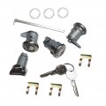 1956 Chevrolet Full Size up to 1957 IGNITION, DOOR AND TRUNK LOCK KIT ORIGINAL OCTAGON HEAD 271 OR AND TRUNK KEY LOCK TUMBLER WITH FLAT PAWL KIT 271 | KL10004L