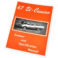 1967 Chevrolet El Camino FACTS & FEATURE MANUAL | MP0244