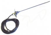 1969 Chevrolet Chevelle/Malibu REAR MOUNT ANTENNA WITH ADJUSTABLE MAST COMPLETE (OVAL TIP) | RD12833V