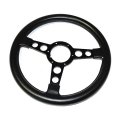1971 Pontiac Firebird/TransAm FORMULA WHEEL THICKER FAT STYLE EARLY PRODUCTION BLACK WITH BLACK ANODIZED SPOKES (BARE) | ST3340Z