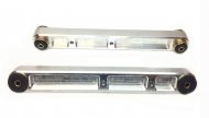 1981 Pontiac Grand Prix 69-UP BILLET ALUMINUM TRAILING ARMS (LOWER REAR CONTROL ARMS) PR - THESE BILLET ALUMINUM TRAILING ARMS ARE MADE FROM A SOLID BILLET PIECE OF 6061 ALUMINUM AND MACHINED TO EXACT TOLERANCES AND THEN HARD ANODIZED BLACK FOR WEAR RESISTANCE. THE TRAILING ARMS COME PRE-LOADED WITH POLYURETHANE BUSHINGS. THEY COME COMPLETELY ASSEMBLED WITH ENERGY SUSPENSION BUSHINGS AND GREASE FITTINGS. ALL YOU HAVE TO DO IS BOLT THEM ON! | SU52689Z