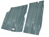 1965 Buick Skylark/GS/Regal/GN TRUNK MAT - RUBBER/VINYL AQUA/BLACK HOUNDSTOOTH | TR2890S