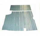 1964 Oldsmobile Cutlass/442/F85 TRUNK MAT - RUBBER/VINYL AQUA/BLACK HOUNDSTOOTH | TR3887T