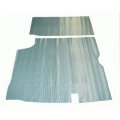 1966 Oldsmobile Cutlass/442/F85 TRUNK MAT - RUBBER/VINYL AQUA/BLACK HOUNDSTOOTH | TR3889T