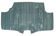 1969 Pontiac Firebird/TransAm TRUNK MAT - AQUA/BLACK HOUNDSTOOTH (RUBBER STYLE FULL MOLDED MAT) | TR6630Z
