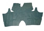 1971 Pontiac Firebird/TransAm TRUNK MAT - AQUA/BLACK HOUNDSTOOTH (RUBBER STYLE FULL MOLDED MAT) | TR6631Z