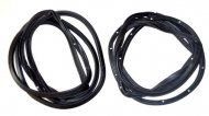 1971 Chevrolet Nova/Chevy II LATEX DOOR WEATHERSTRIPPING (CORRECT STYLE WITH SOFTER LATEX FIT & FINISH LIKE ORIGINAL - GM #7719492 & #7719493) - PAIR | WS13047N