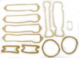 1970 Chevrolet Monte Carlo PAINT GASKET KIT (INCLUDES GASKETS FOR PARK LENSES, TAIL LENSES, BACKUP LENSES, LICENSE LENS, MARKER LAMPS, DOOR HANDLES & LOCKS) MADE IN THE USA | WS2467M