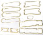 1971 Chevrolet Monte Carlo PAINT GASKET KIT (INCLUDES GASKETS FOR PARK LENSES, TAIL LENSES, BACKUP LENSES, LICENSE LENS, MARKER LAMPS, DOOR HANDLES & LOCKS) MADE IN THE USA | WS2468M