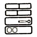 1964 Chevrolet El Camino PAINT GASKET KIT (INCLUDES GASKETS FOR PARK LENSES, TAIL LENSES, LICENSE LENS, MIRROR) MADE IN THE USA | WS3898E