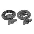 1969 Pontiac Grand Prix 69-UP DOOR WEATHERSTRIPS WITH CLIPS AND MOLDED ENDS, HARDTOP, CONVERTIBLE - PR | WS4415Z