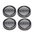 1987 Chevrolet Monte Carlo MONTE CARLO SS CENTER WHEEL CAPS WITH CHEVROLET EMBLEMS FOR N90 ALUMINUM WHEELS - SET OF 4 | WT1163M