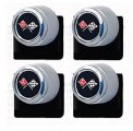 1978 Chevrolet Corvette NEW CORVETTE INDY PACE CAR CENTER CAPS - SET OF 4 | WT12849O