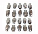1985 Oldsmobile Cutlass/442/F85 STAINLESS LUG NUT SET (METRIC) - REPLACE YOUR OLD BEAT UP OR BROKEN LUG NUTS WITH THESE NEW ONES. SOLD IN SETS OF 20, THESE ARE THE CORRECT 2 PIECE STAINLESS CAPPED LUG NUTS. | WT4837T