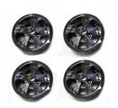 1975 Pontiac GTO/LeMans/Tempest 14 X 6 REPRODUCTION HURST STYLE WHEEL SET OF FOUR WITH TRIM RINGS, CENTER CAPS & LUG NUTS PLUS HURST EQUIPPED EMBLEM (THIS PRODUCT IS NOT MANUFACTURED BY, OR AFFILIATED WITH, HURST PERFORMANCE, INC. OR HURST SPINNERS) | WT6000Z