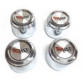 1982 Chevrolet Corvette 8 SLOT ALUMINUM WHEEL CENTER CAP - SET OF 4 | WT80826O