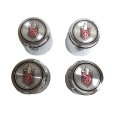 1981 Chevrolet Monte Carlo CHROME PLASTIC CENTER CAP WITH MONTE CARLO CREST (REPRODUCTION) - SET OF 4 | WT80829M