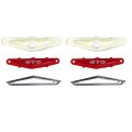 1969 Pontiac GTO/LeMans/Tempest SIDE MARKER LAMP LENS ASSEMBLY LENS & HOUSING WITH CHROME BEZEL - PR | XL1003G