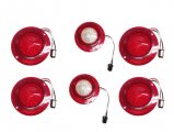 1964 Chevrolet Impala/Caprice/Bel Air LED TAIL LIGHT & BACK UP LIGHT LENS SET- SET OF 6 | XL11089P