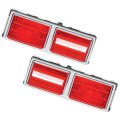 1975 Chevrolet Nova/Chevy II TAIL LAMP LENS & HOUSING ASSEMBLY - PAIR | XL15351N