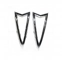 1969 Pontiac GTO/LeMans/Tempest 68 GTO & 69 LEMANS REAR QUARTER SIDE MARKER LENS BEZELS - PR | XL4191G