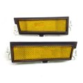 1982 Chevrolet Monte Carlo FRONT SIDE MARKER LIGHT ASSEMBLIES - AMBER (INCLUDES LENS, HOUSING & RUBBER GASKET) - PR | XL5179M