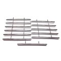 1968 Pontiac Firebird/TransAm QUARTER LOUVER CHROME GM 7741713 - 12 PC SET | XP3966F
