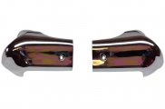 1966 Buick Skylark/GS/Regal/GN CONVERTIBLE WINDSHIELD HEADER END CAP MOLDINGS - PR | XP4719Z