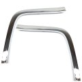 1964 Oldsmobile Cutlass/442/F85 FRONT FENDER EYEBROW MOLDING; CHROME; PAIR | XP5714T