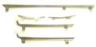 1969 Pontiac GTO/LeMans/Tempest DECK LID MOLDING KIT (5 PIECE SET) - INCLUDES 3 PIECES ON THE TRUNK LID AND 2 PIECES ON THE REAR QUARTER PANEL. THESE WERE ONLY USED ON 1969 GTO OR JUDGE MODELS. | XP9875G
