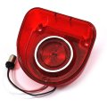 1968 Chevrolet Impala/Caprice/Bel Air LED TAIL LAMP LENS ASSEMBLY 1 CHROME CIRCLE WITH NO TRIM (EXCEPT SS MODEL)  EA | XL1028P