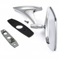 1976 Buick Skylark/GS/Regal/GN CHROME OUTSIDE MIRROR RH OR LH WITH BRACKET & GASKET GM 9826594 | 9826594