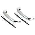 1970 Chevrolet Chevelle/Malibu CHROME FRONT BUMPER GUARDS W/IMPACT STRIPS; SET | BP8503C