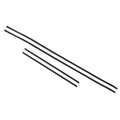 1962 Chevrolet Nova/Chevy II GLASS RUN CHANNEL KIT REAR QUARTER WINDOW  4PC SET (FITS 2 DOOR SEDAN) | WS1220N