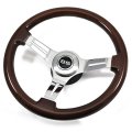 1970 Chevrolet Corvette AFTERMARKET STEERING WHEEL (WOOD WHEEL WITH CHROME SPOKES, 14 | ST5521C