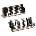 1969 Oldsmobile Cutlass/442/F85 442 GRILLES; BLACK/SILVER; PAIR | GH2705T