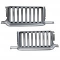 1970 Oldsmobile Cutlass/442/F85 442 GRILLES; SILVER AND BLACK; PAIR | GH2707T