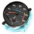 1979 Chevrolet Monte Carlo DASH TACH WITH CLOCK WHITE & BLUE NUMBERS 6000 RPM 4, 6, 8 CYL & LS MOTORS | 12031