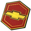 1978 Chevrolet El Camino GOLD BOWTIE GRILLE EMBLEM GM 459245 | EM1675V