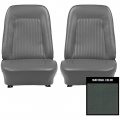 1967 Pontiac Firebird/TransAm PRE-ASSEMBLED STANDARD BUCKET SEATS IN BLUE - PAIR | IN10395F