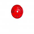 1966 Chevrolet Corvette CARBURETOR TAG STAMPED 7027201 J6 RED COLOR | 44422