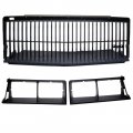 1987 Buick Skylark/GS/Regal/GN BLACK GRILLE & HEADLAMPS LIGHTS BEZELS KIT | GH10006S