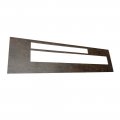 1968 Oldsmobile Cutlass/442/F85 BURL WOOD GRAIN CONSOLE INSERT WITH METAL BACKING | CP1208T