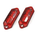1968 Oldsmobile Cutlass/442/F85 REAR SIDE MARKER LENSES ONLY (RED) - PAIR | XL4388T