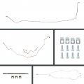 1965 Chevrolet Impala/Caprice/Bel Air POWER 4-WHEEL DISC BRAKE CONVERSION COMPLETE BRAKE LINE KIT 24PC, STAINLESS STEEL | BR10017P