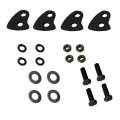 1966 Chevrolet Impala/Caprice/Bel Air FRONT BUMPER TO BUMPER END REINFORCEMENT PLATE AND HARDWARE SET | BP10033P