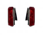 1987 Oldsmobile Cutlass/442/F85 TAIL LAMP ASSEMBLIES; WITHOUT EMBLEMS; WITH CHROME BEZEL; 2 DOOR (RWD) MODELS; LH & RH; PAIR | XL10008T