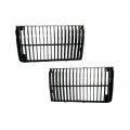 1988 Oldsmobile Cutlass/442/F85 FRONT GRILLES; SUPREME; BLACK & CHROME; EURO NOSE; PAIR | GH10011T
