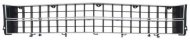 1973 Mopar Dodge/Chrysler/Plymouth FRONT GRILL; BLACK WITH SILVER ACCENTS (ROAD RUNNER, GTX, SATELLITE SEBRING PLUS) | 3672643